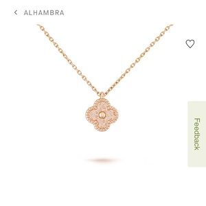 Van Cleef and Arpels sweet Alhambra necklace